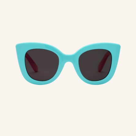 Polarized Girls White Kids Sunglasses | Ages 6-12 | toucca Kids | Cat Eyes